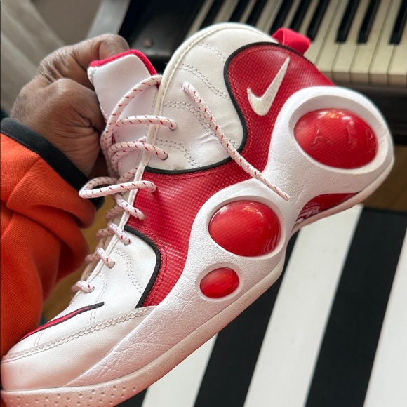 Nike Red and White Athletic Shoes - Picture 3 of 4